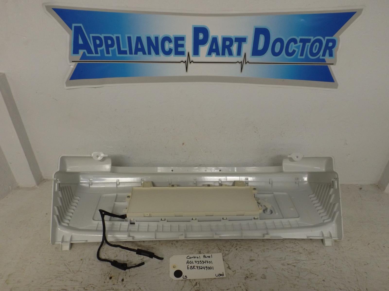 LG Washer AGL73534701 EBR73249001 Control Panel Used LG Washer AGL73534701 EBR73249001 Control Panel Used